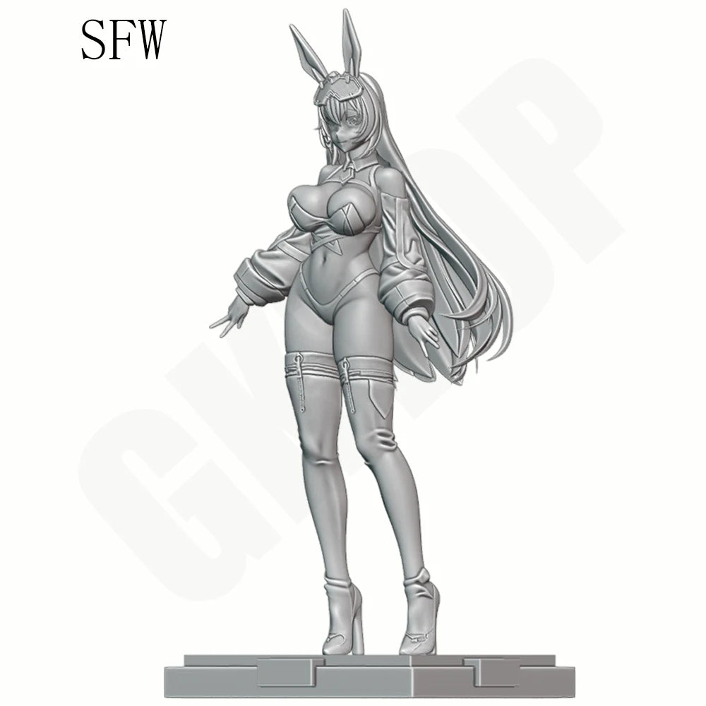 1/24 Bunny Demon, Resin Model Figure Kit, Fantasy Theme, Unassembled and Unpainted