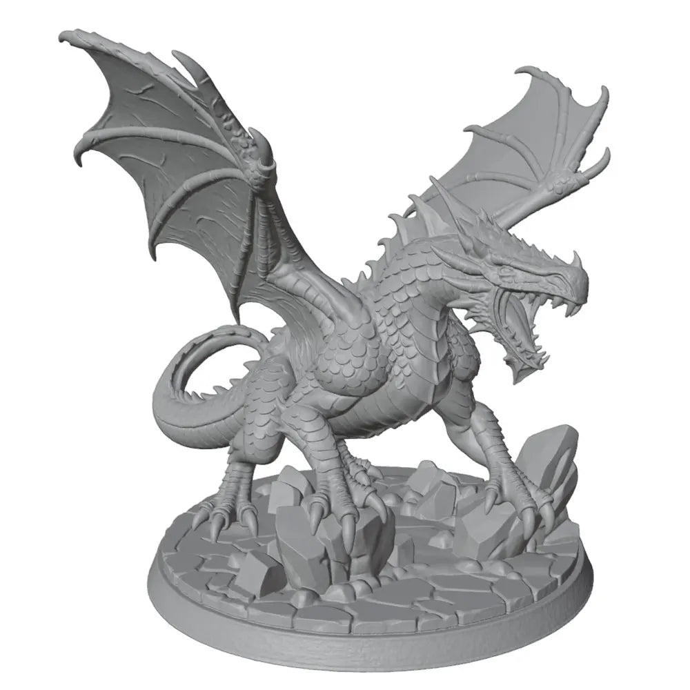 50mm Giant Dragon, Resin Model Figure Kit, Fantasy Theme, Unassembled and Unpainted