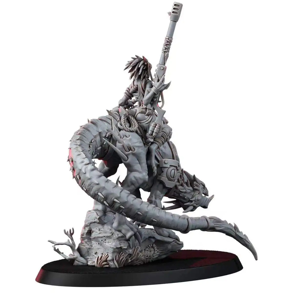 140mm Dragon Rider on Wyvern, Resin Model Figure Kit, Fantasy Theme, Unassembled and Unpainted