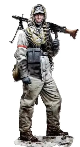 1/35 Modern Desert Soldier, Resin Model Figure Kit, Unassembled and Unpainted