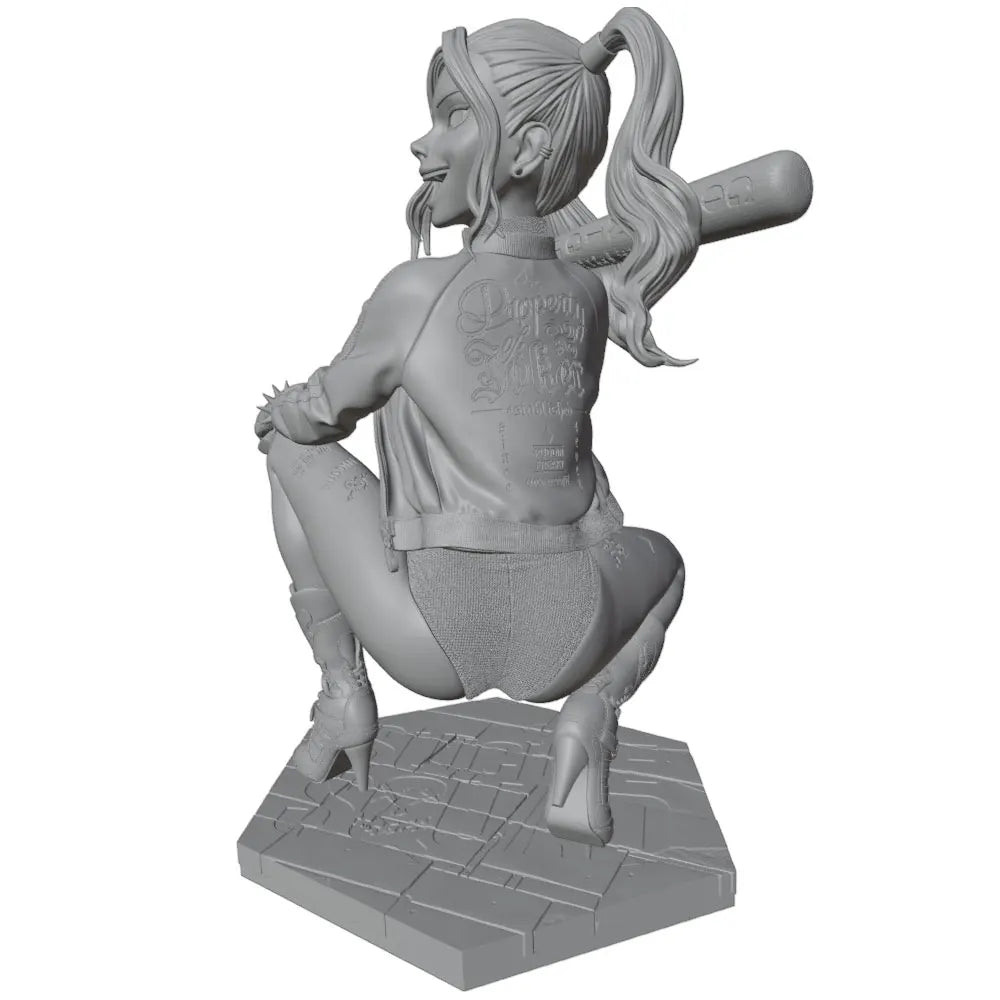 75mm Modern Female Tactical, Resin Model Figure Kit, Unassembled and Unpainted