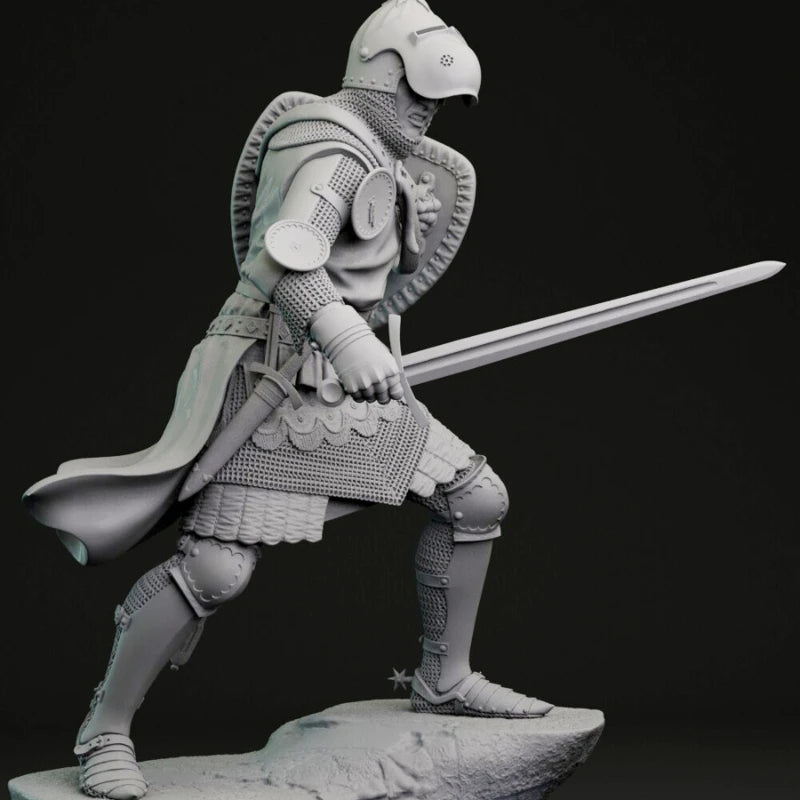 1/24 Ancient British Warrior, Resin Model Figure Kit, Unassembled and Unpainted