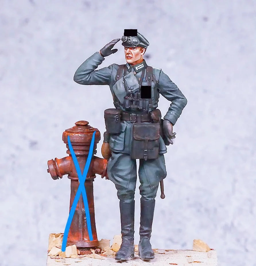 WWII German Soldier — 1/35 Resin Figure