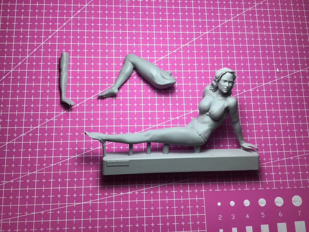1/16 Pin-up Female, Resin Model Figure Kit, Unassembled and Unpainted