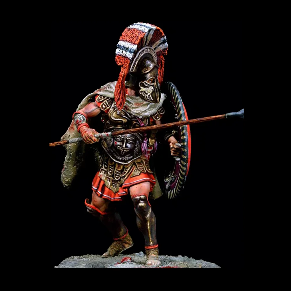 32mm Ancient Spartan Hoplite, Resin Model Figure Kit, Unassembled and Unpainted