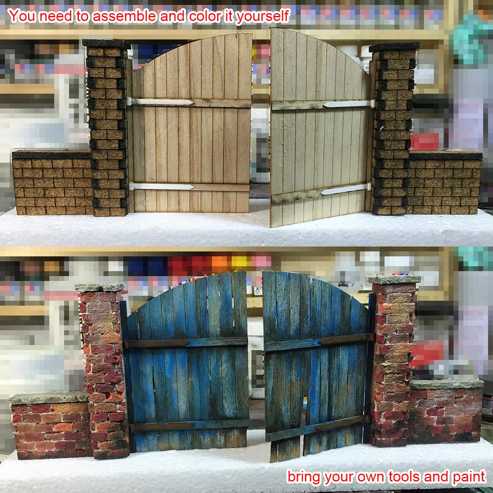 1/35 WWII Fortified, Resin Model Diorama Kit, Unassembled and Unpainted