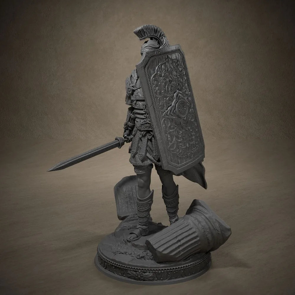 80mm Ancient Roman Warrior, Resin Model Figure Kit, Unassembled and Unpainted