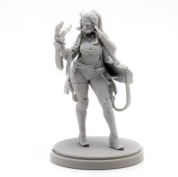 Undead Female Warrior, 9 Figures, Resin Model Figure Kit, Fantasy Theme, Unassembled and Unpainted