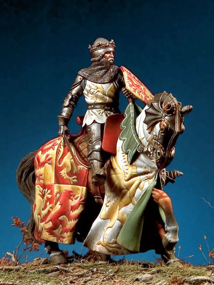1/35 Medieval Owen Glyndwr, Resin Model Figure Kit, Unassembled and Unpainted