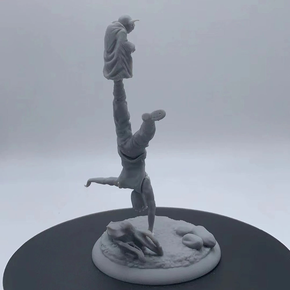 120mm Demon Character, Resin Model Figure Kit, Fantasy Theme, Unassembled and Unpainted