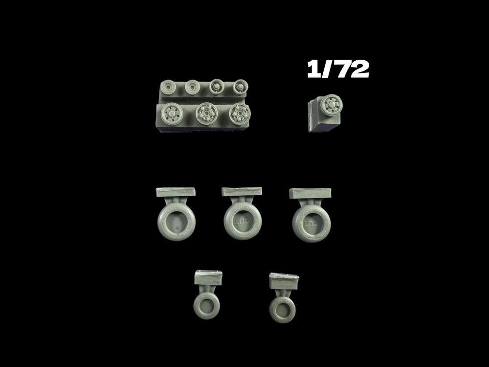 1/72 WWII Tank, Resin Model Vehicle Kit, Unassembled and Unpainted