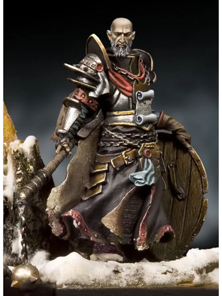 1/32 Paladin Mounted Beast, Resin Model Figure Kit, Fantasy Theme, Unassembled and Unpainted