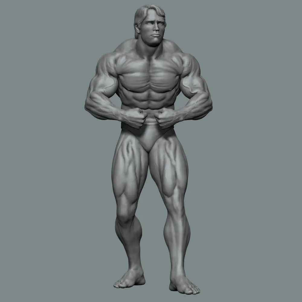 180mm Modern Bodybuilder Reference, Resin Model Figure Kit, Historical Theme, Unassembled and Unpainted