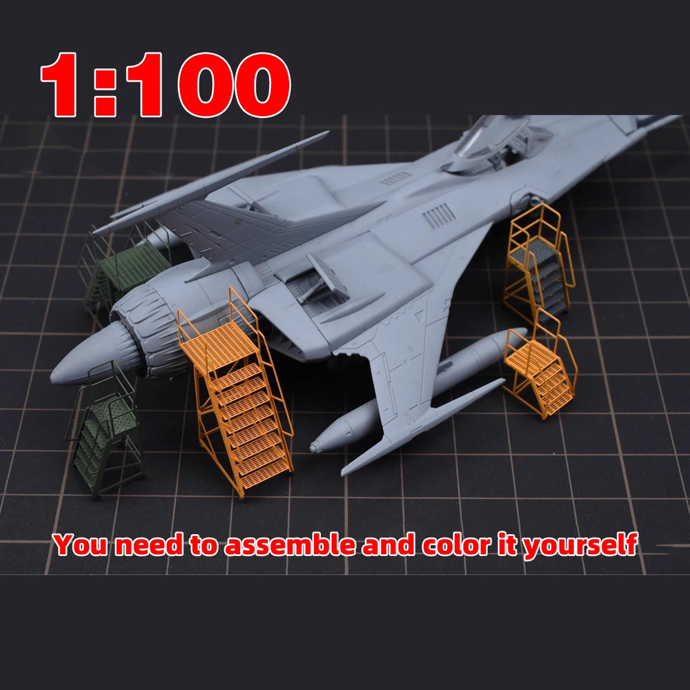 1/100 Modern Fighter Jet, Resin Model Aircraft Kit, Unassembled and Unpainted
