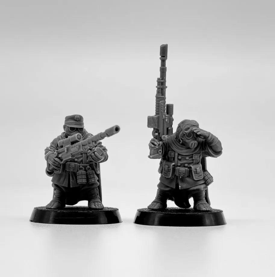 28mm Grim Guard Skulldarts, 35 Figures, Resin Model Figure Kit, Sci-Fi Theme, Unassembled and Unpainted