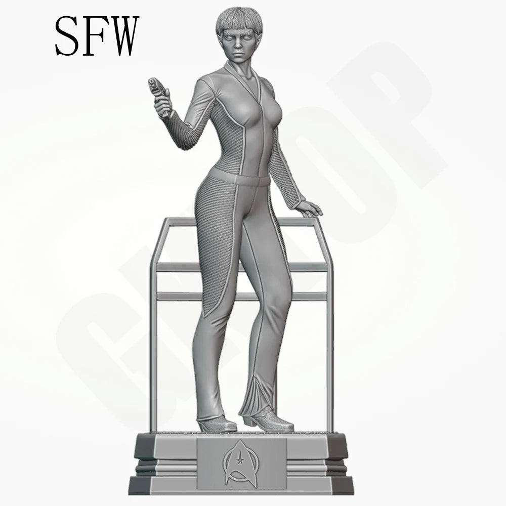 1/24 Agent in Tactical Suit, Resin Model Figure Kit, Sci-Fi Theme, Unassembled and Unpainted