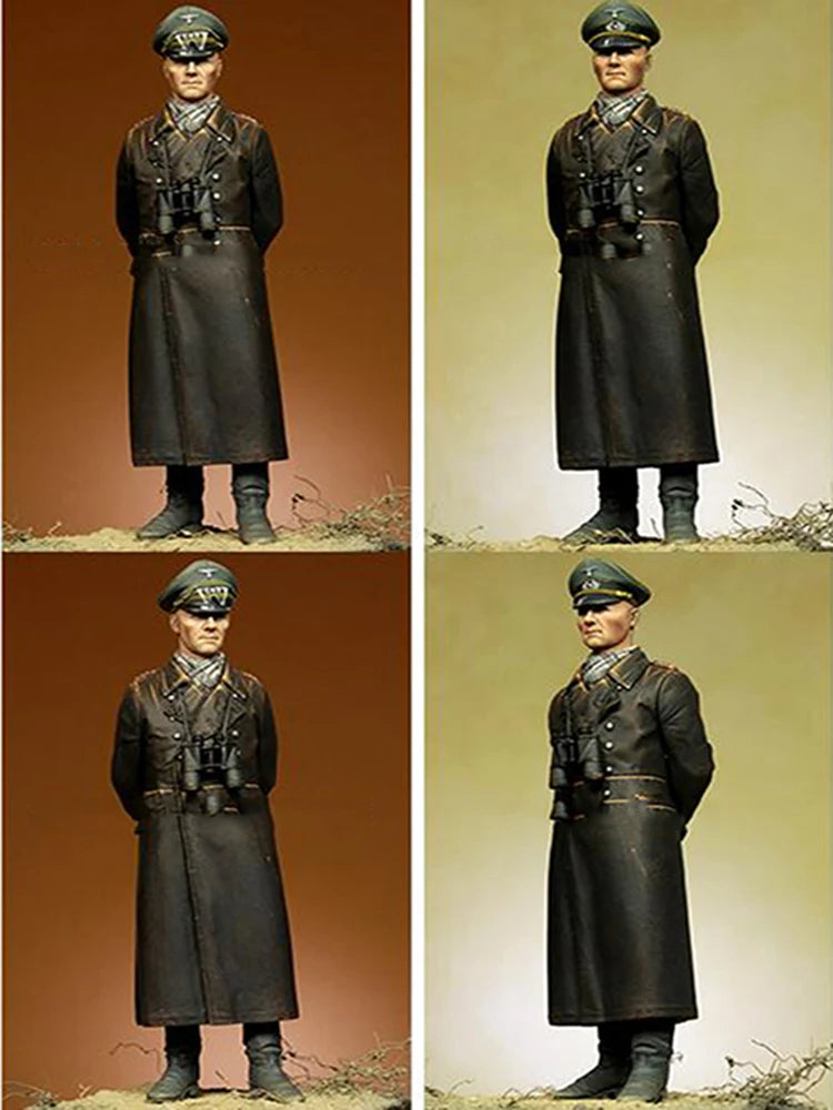 1/16 WWII German Female Officer in Dress Uniform, Resin Model Figure Kit, Unassembled and Unpainted