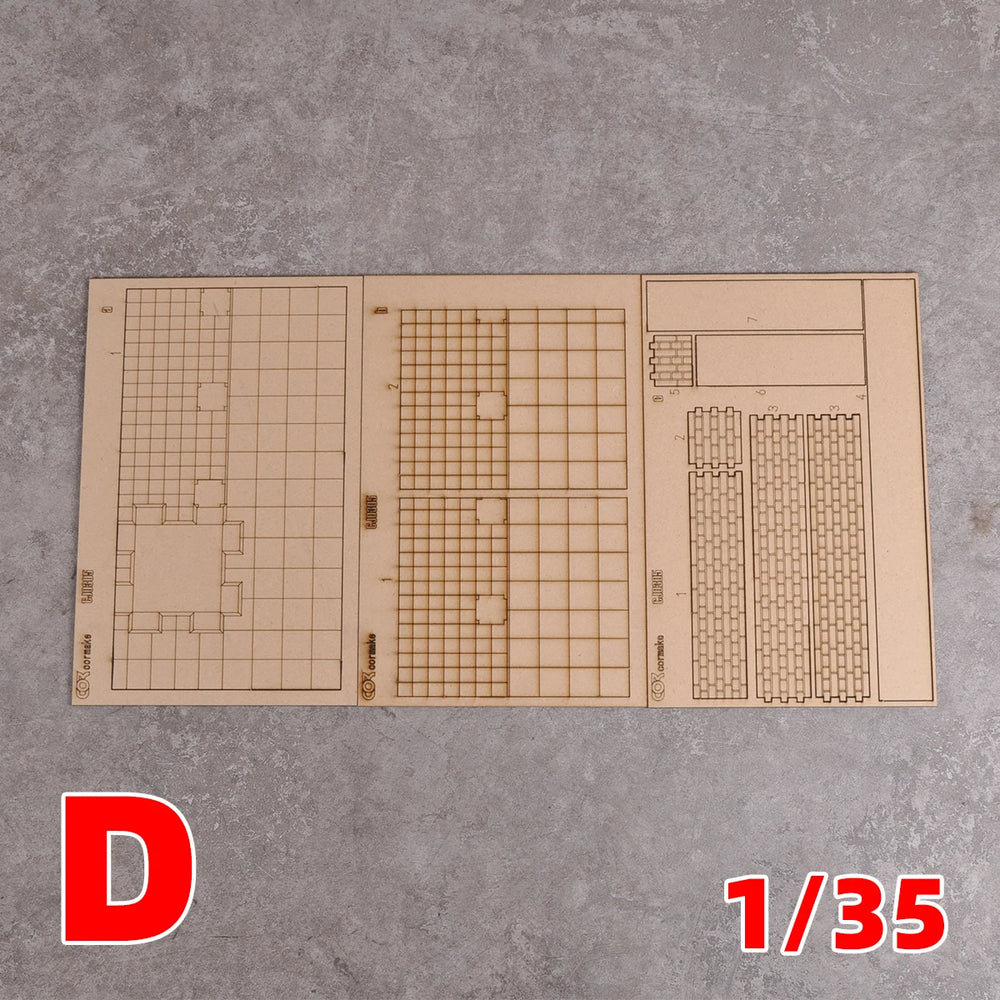 1/35 Railway Station & Bungalow, Resin Model Diorama Kit, Historical Theme, Unassembled and Unpainted
