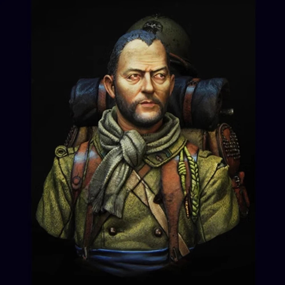 1/10 WWI French Foreign Legion, Resin Model Bust Kit, Unassembled and Unpainted
