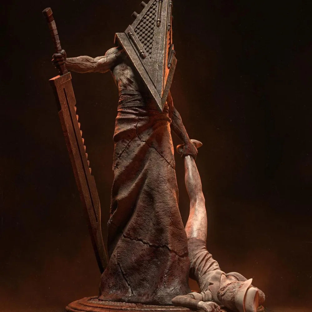 170mm Warrior Pyramid Helm, Resin Model Figure Kit, Fantasy Theme, Unassembled and Unpainted
