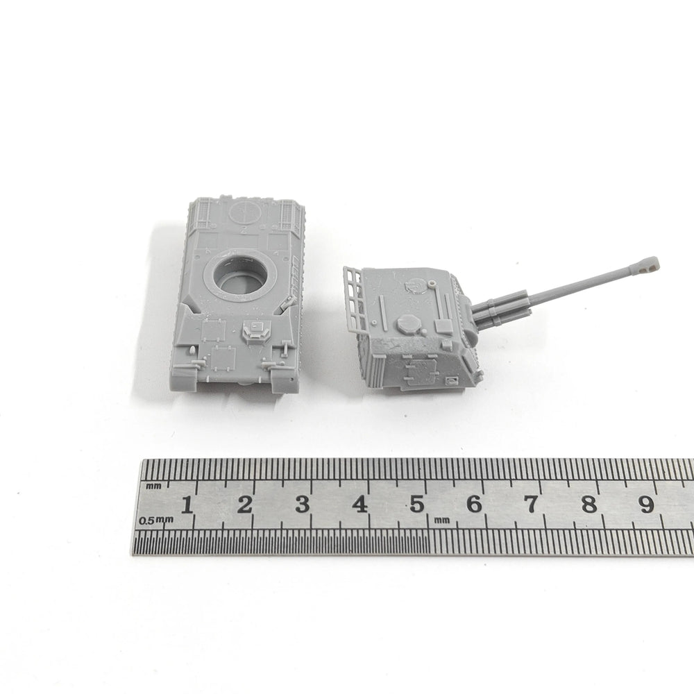 1/144 Modern French AMX-AuF1, Resin Model Vehicle Kit, Unassembled and Unpainted