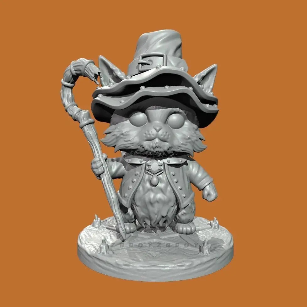 50mm Mouse Wanderer, Resin Model Figure Kit, Anime Theme, Unassembled and Unpainted