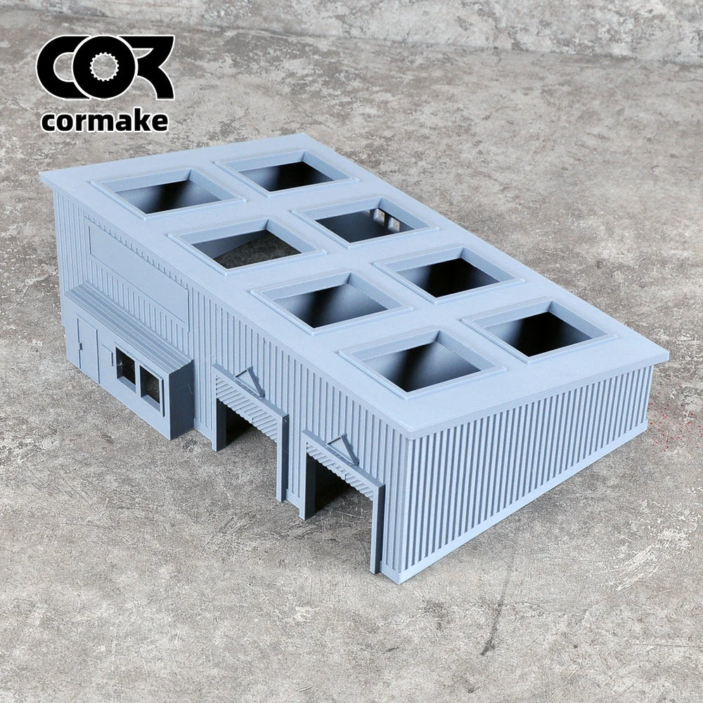 1/72 Modular Railway Buildings, Resin Model Terrain Kit, Unpainted