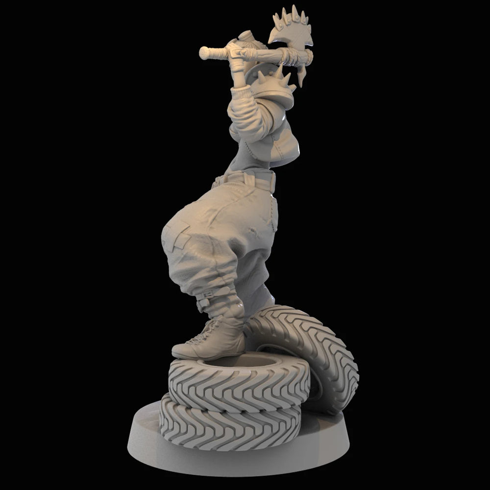 1/12 Fantasy Winged Female, Resin Model Figure Kit, Unassembled and Unpainted