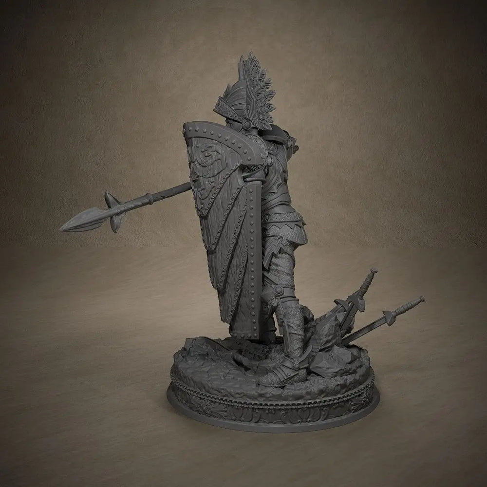 75mm Warriors, 3 Figures, Resin Model Figure Kit, Fantasy Theme, Unassembled and Unpainted