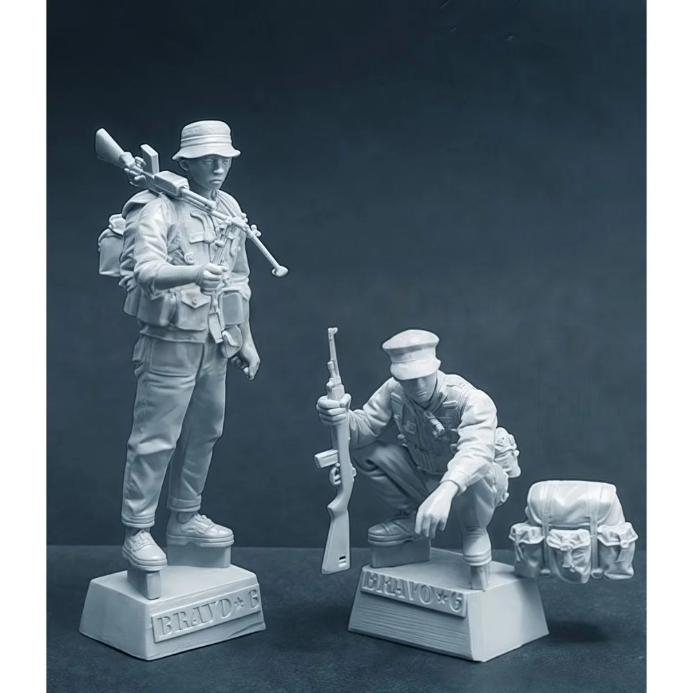 1/35 Vietnam War Mike Force, 3 Figures, Resin Model Figure Kit, Unassembled and Unpainted