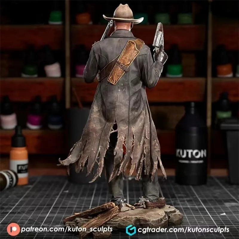 1/24 Ghoul Western Gunslinger, Resin Model Figure Kit, Fantasy Theme, Unassembled and Unpainted