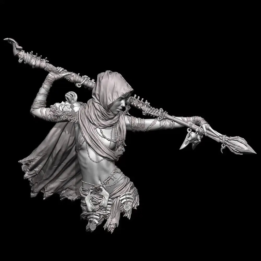 1/12 Celestial Angels, 2 Figures, Resin Model Bust Kit, Fantasy Theme, Unassembled and Unpainted
