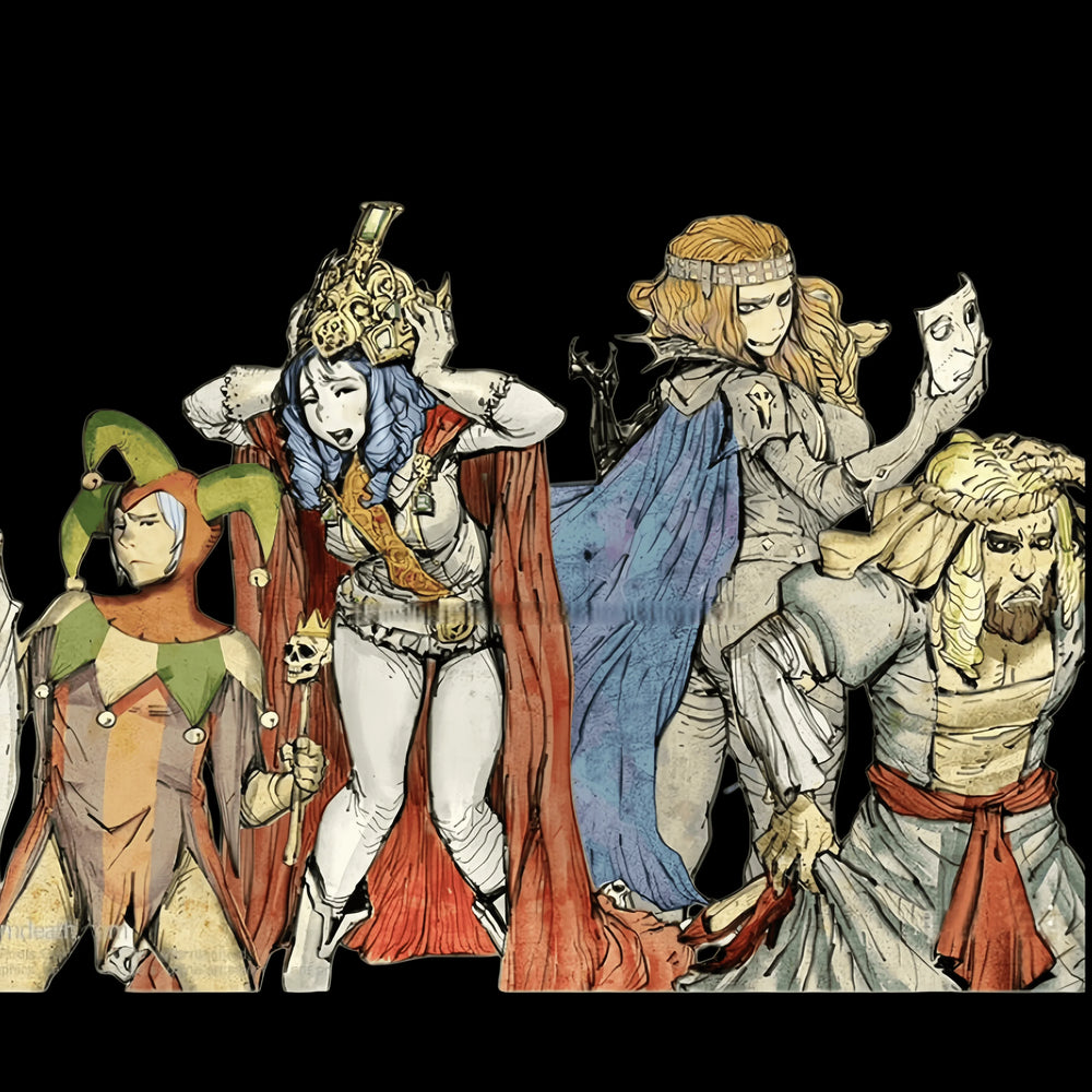38mm Goddess Set, 4 Figures, Resin Model Figure Kit, Fantasy Theme, Unassembled and Unpainted