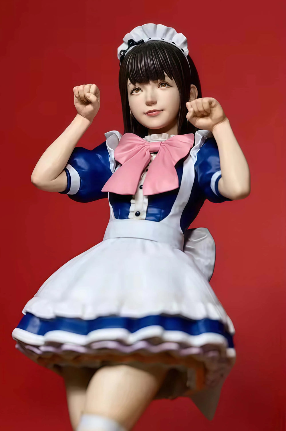 1/12 Maid Adjusting Headpiece, Resin Model Figure Kit, Anime Theme, Unassembled and Unpainted