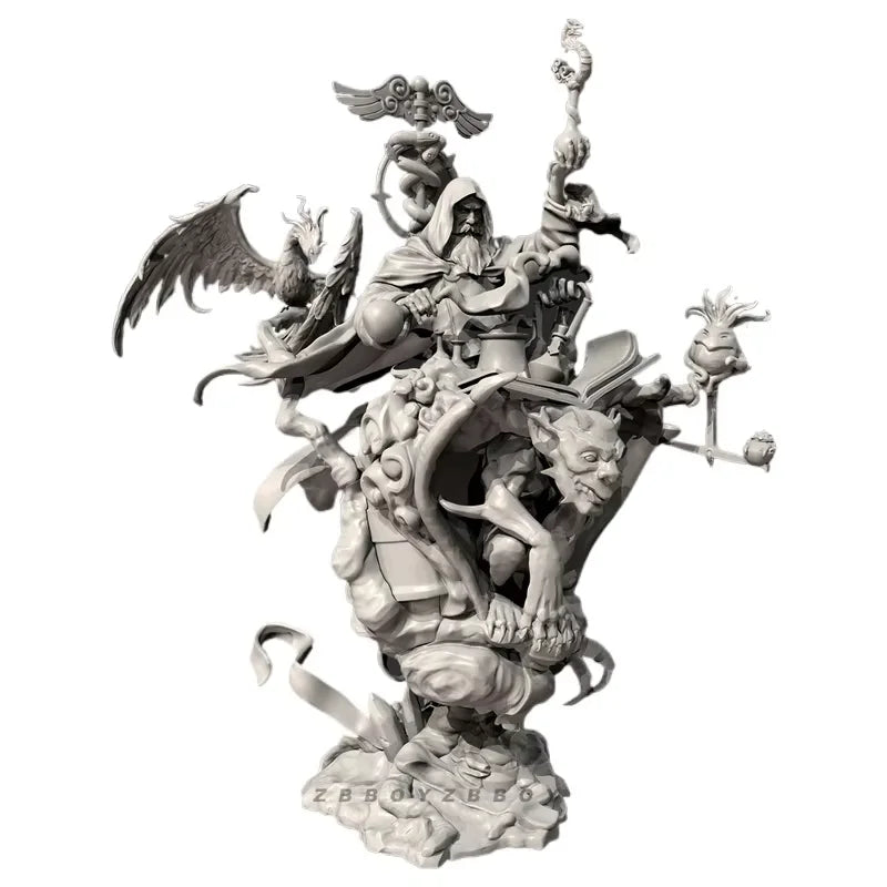 110mm Dark Fantasy Demon, Resin Model Figure Kit, Fantasy Theme, Unassembled and Unpainted