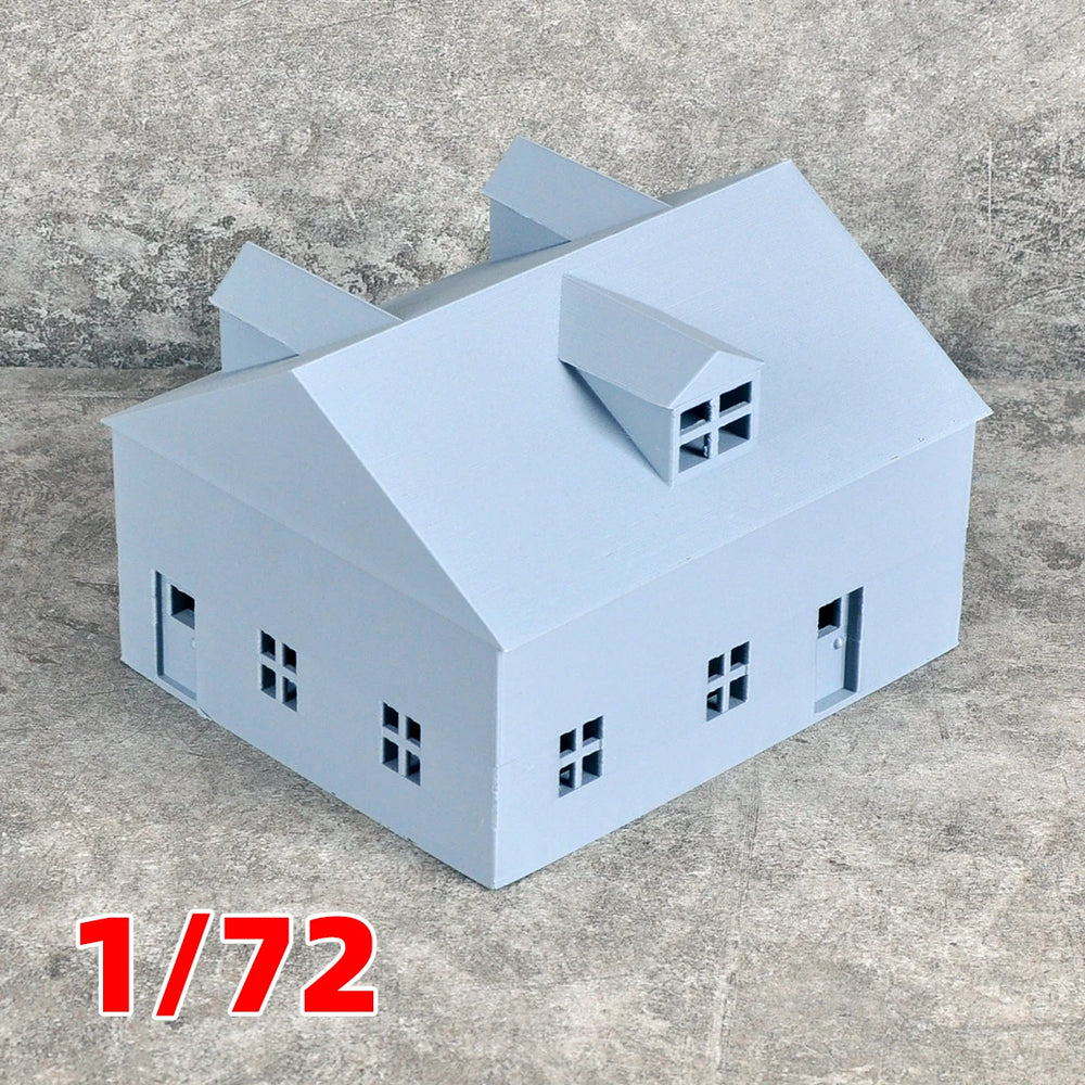 1/87 European Cottage, Resin Model Diorama Kit, Historical Theme, Unassembled and Unpainted