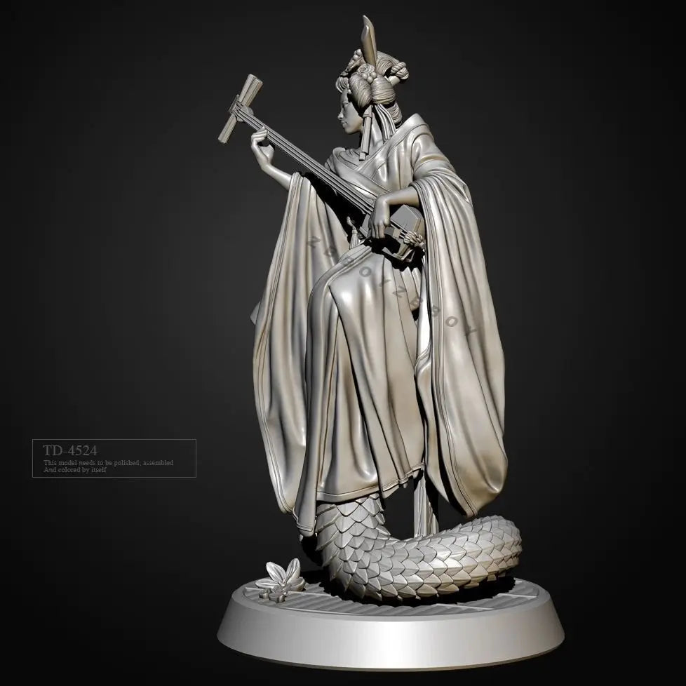 50mm Female Priestess, Resin Model Figure Kit, Fantasy Theme, Unassembled and Unpainted
