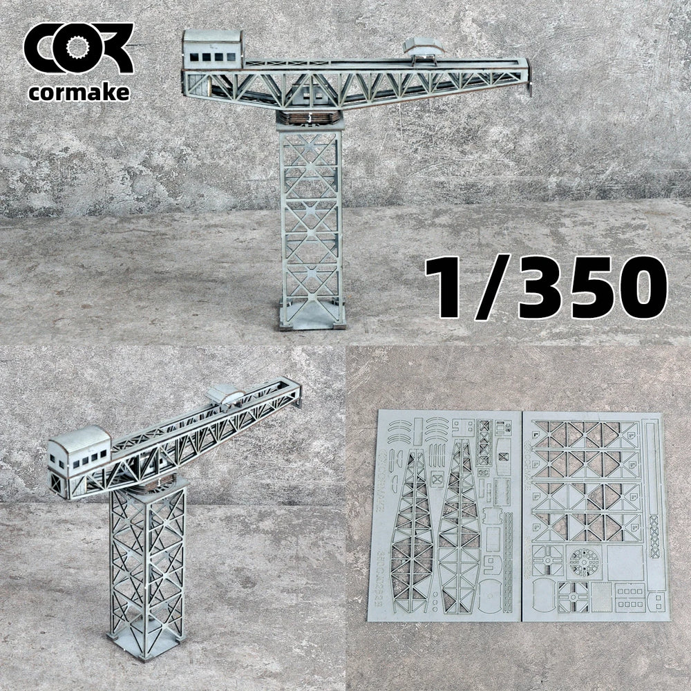 1/350 Dock Tower Crane, Resin Model Diorama Kit, Historical Theme, Unassembled and Unpainted