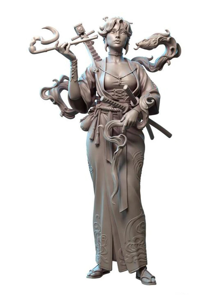 1/24 Ancient Medusa, Resin Model Figure Kit, Mythology Theme, Unassembled and Unpainted