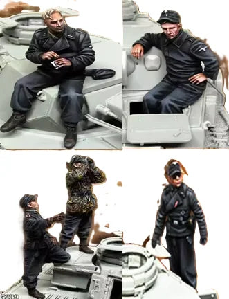 1/35 Modern Special Forces, 5 Figures, Resin Model Figure Kit, Unassembled and Unpainted