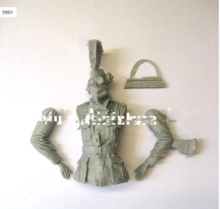 1/16 WWII Military, 3 Figures, Resin Model Figure Kit, Unassembled and Unpainted