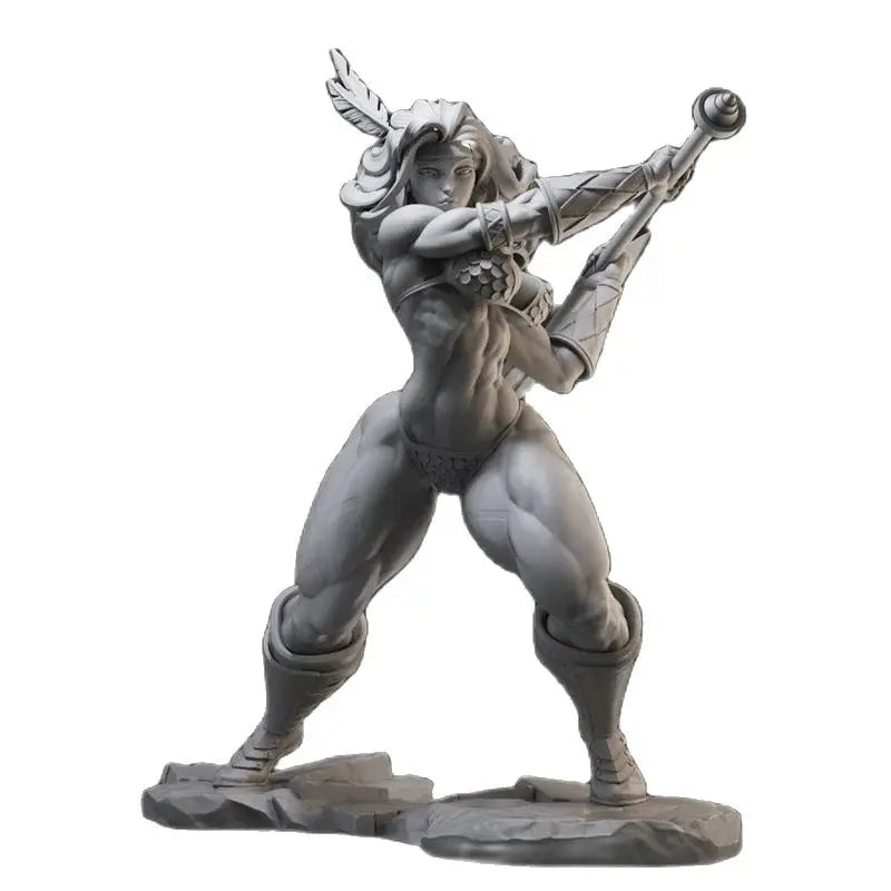 1/18 Amazon Warriors, 3 Figures, Resin Model Figure Kit, Fantasy Theme, Unassembled and Unpainted