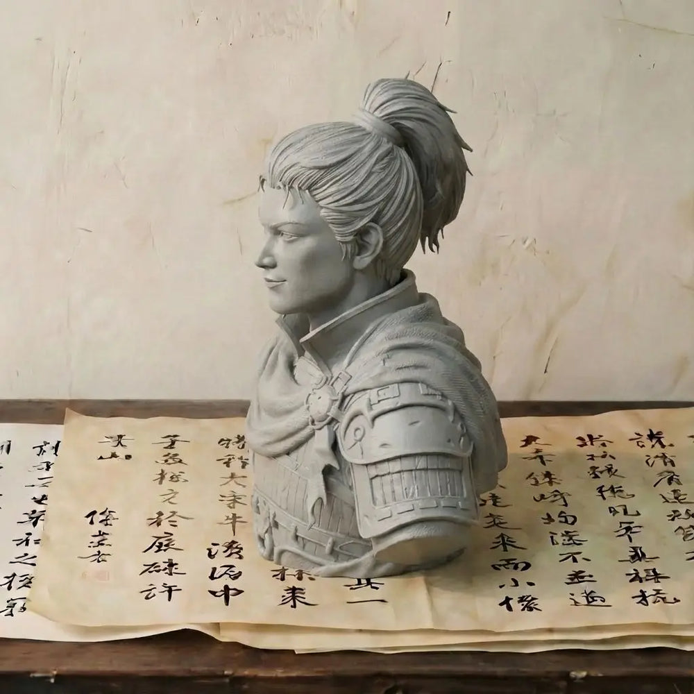 1/6 Ancient Zhao Yun, Resin Model Bust Kit, Unassembled and Unpainted