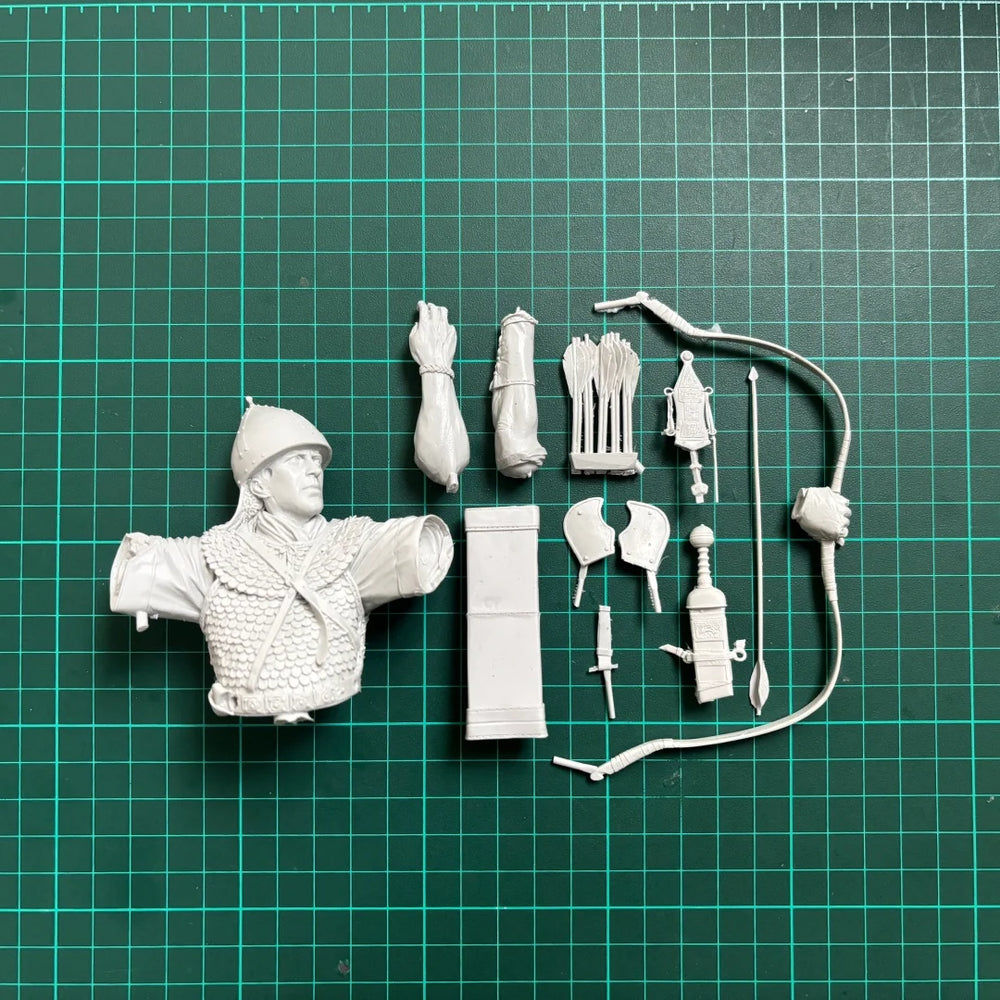 1/10 Ancient Roman Auxiliary Archer, Resin Model Bust Kit, Unassembled and Unpainted