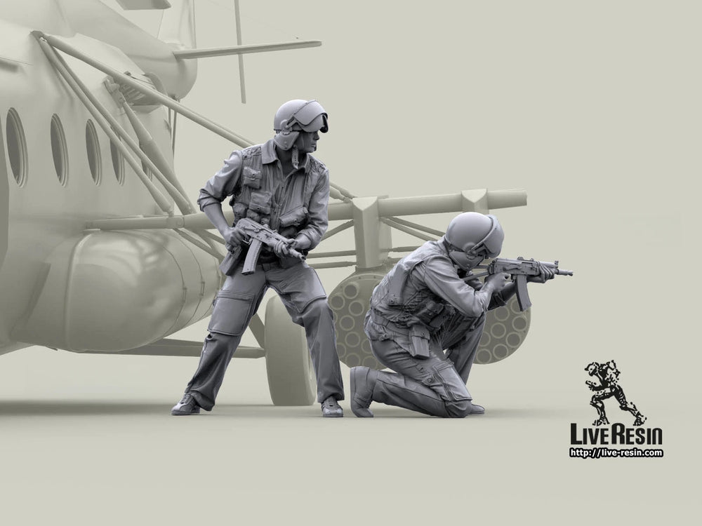 1/48 Modern Tactical Special Forces, 5 Figures, Resin Model Figure Kit, Unassembled and Unpainted