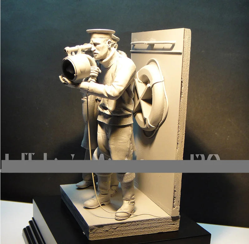 1/16 WWI Set, 5 Figures, Resin Model Figure Kit, Unassembled and Unpainted