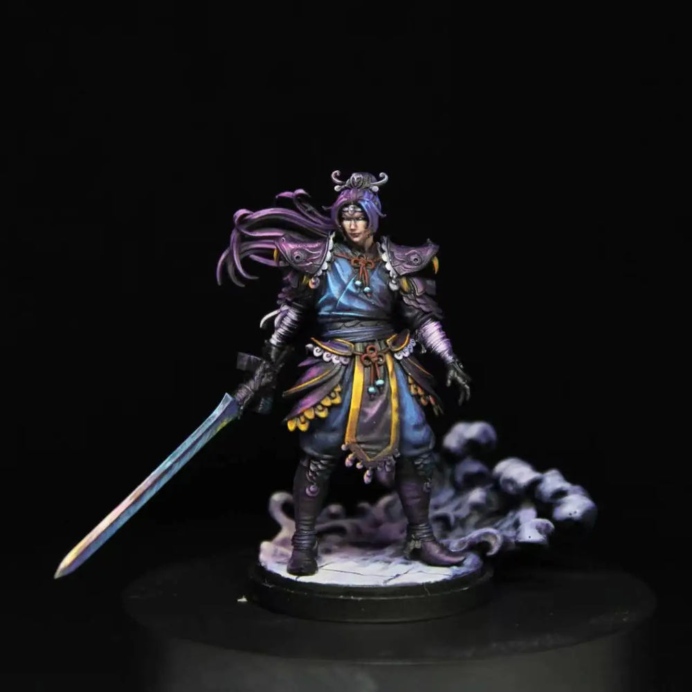 Dark Kingdom Lunar Twilight Knight, Resin Model Figure Kit, Fantasy Theme, Unassembled and Unpainted
