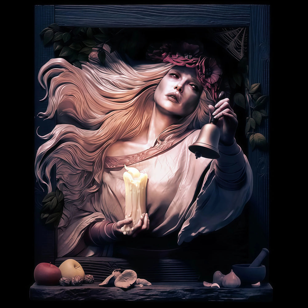 1/12 Goddess of Light, Resin Model Bust Kit, Fantasy Theme, Unassembled and Unpainted