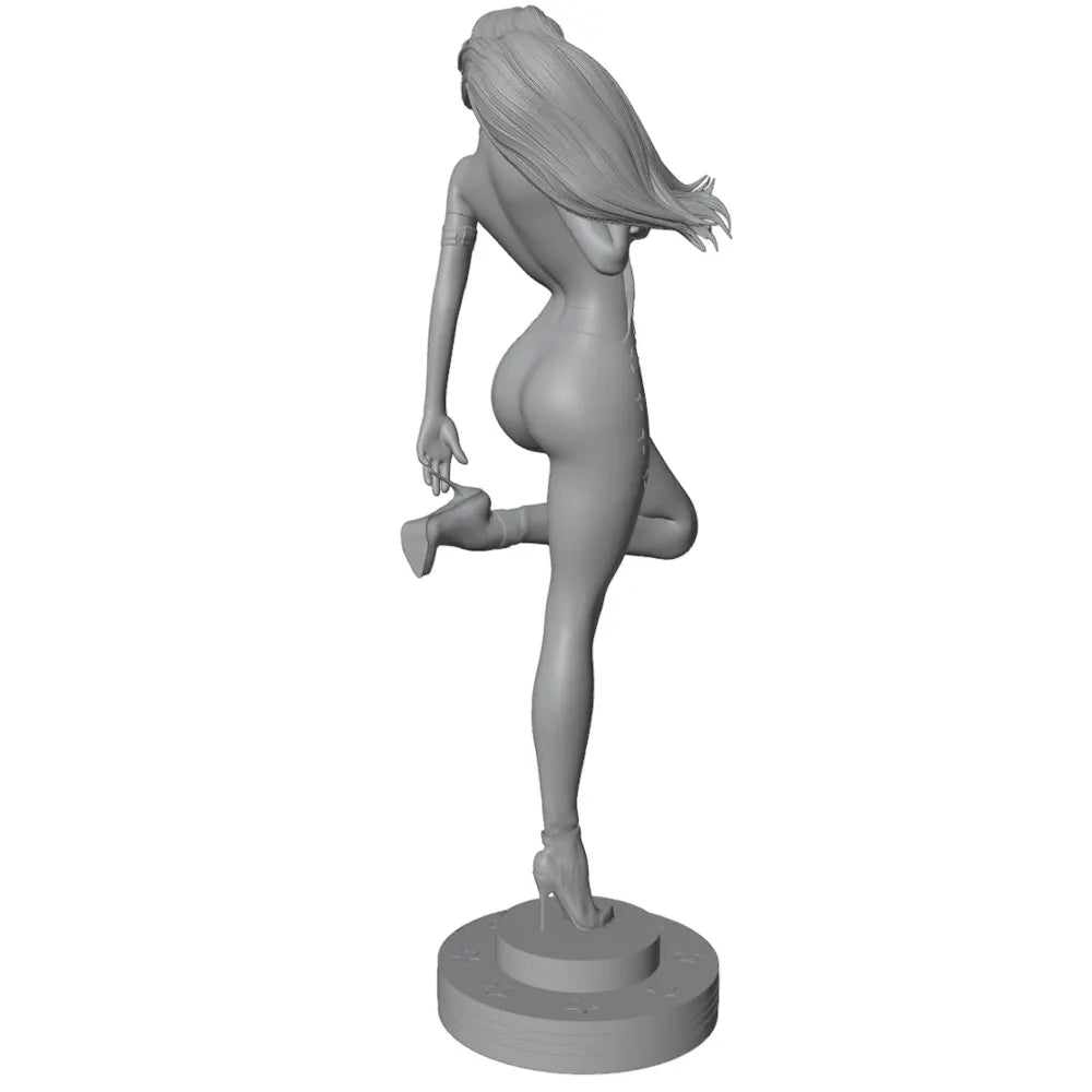 75mm Pin-up Woman, Resin Model Figure Kit, Unassembled and Unpainted