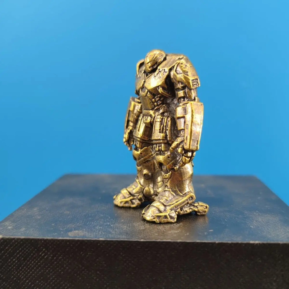 55mm 55mm Mecha Warrior, Resin Model Figure Kit, Sci-Fi Theme, Unassembled and Unpainted